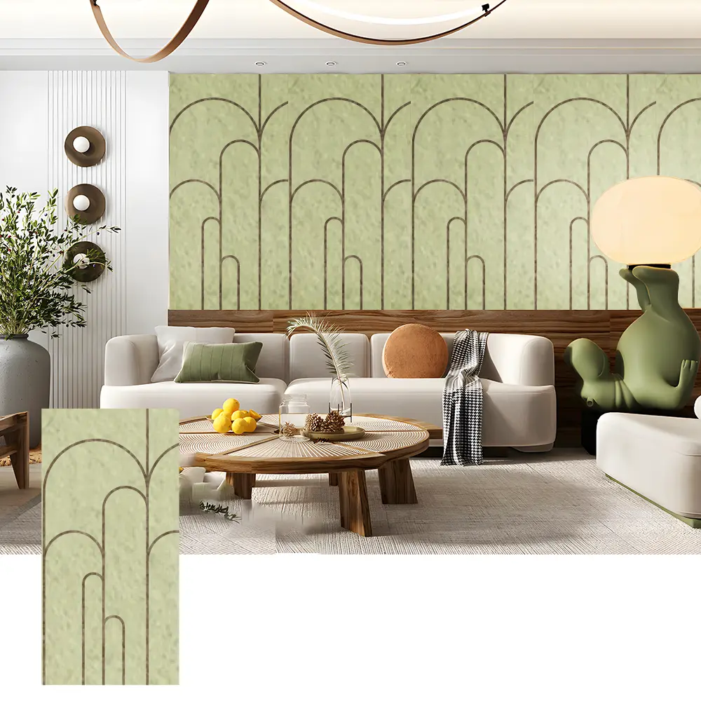 3D PET Acoustic Wall Panels for Decorative Interiors