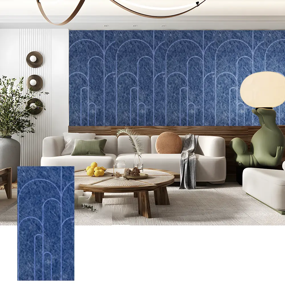 3D PET Acoustic Wall Panels for Decorative Interiors