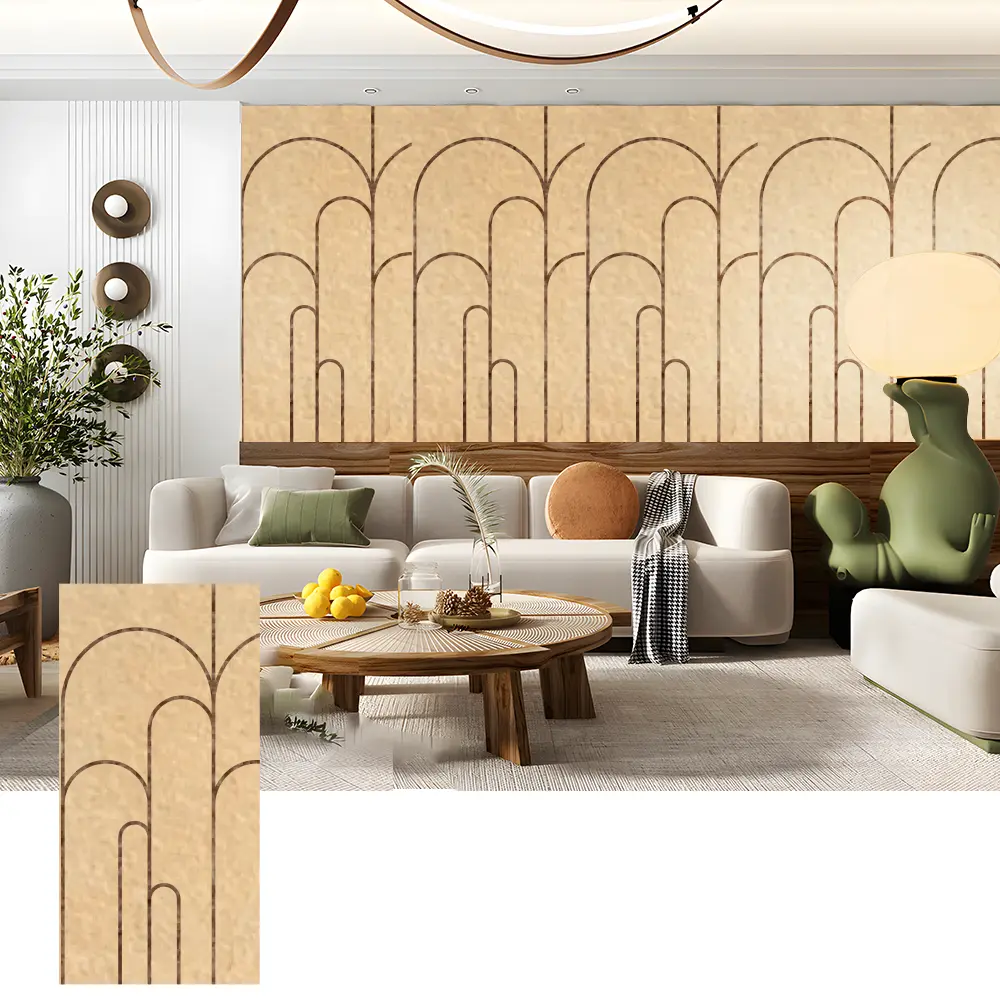 3D PET Acoustic Wall Panels for Decorative Interiors