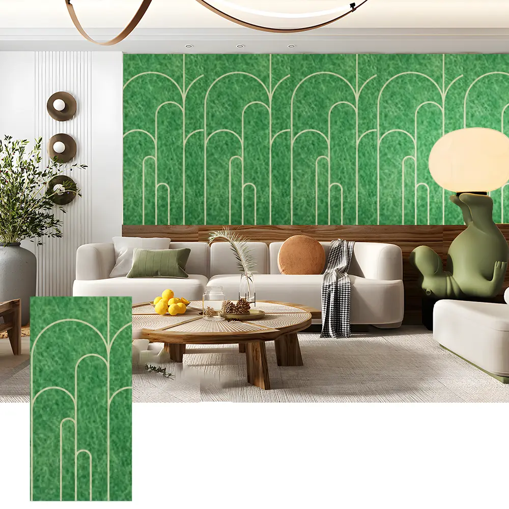 3D PET Acoustic Wall Panels for Decorative Interiors