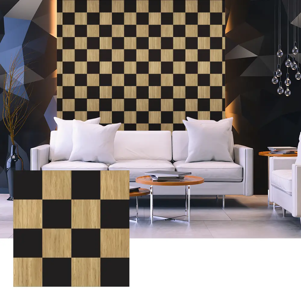 3D Wood Veneer Acoustic Panels for Interior Wall Design 3D Wood Veneer Acoustic Panels for Interior Wall Design