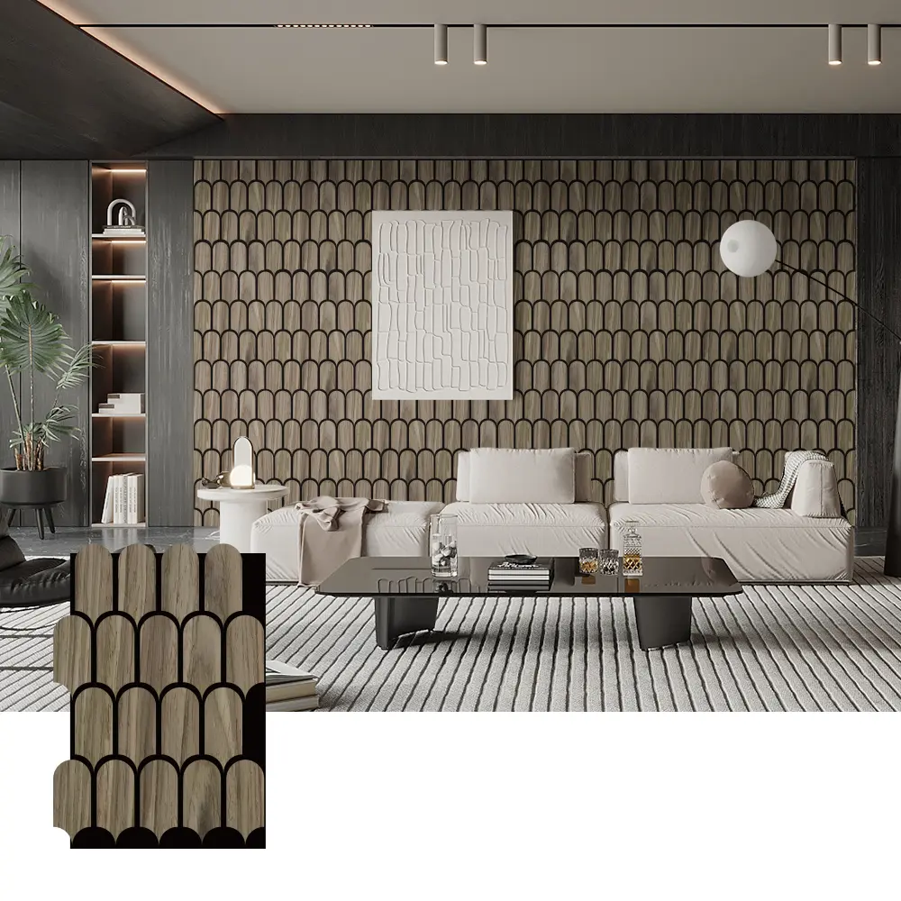 Acoustic Wood Slat Panels for Office and Meeting Rooms
