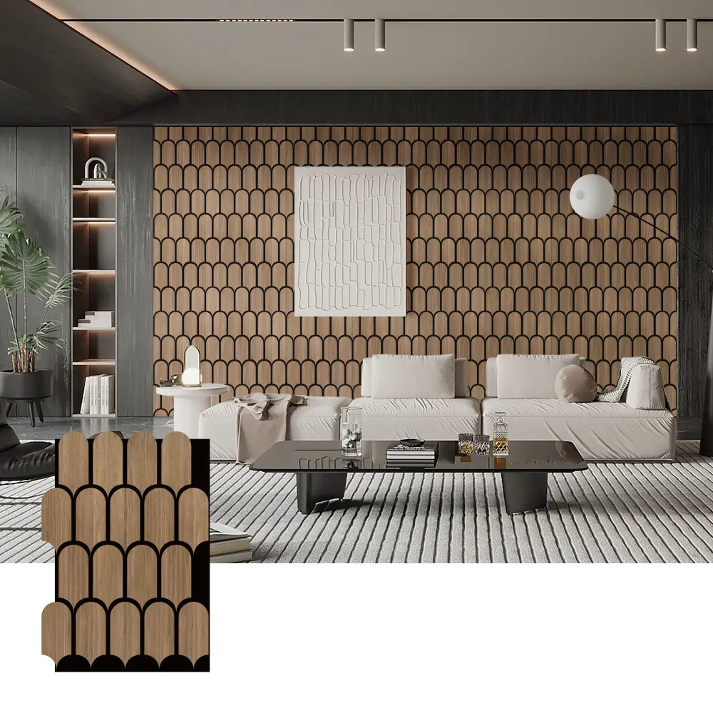 Acoustic Wood Slat Panels for Office and Meeting Rooms