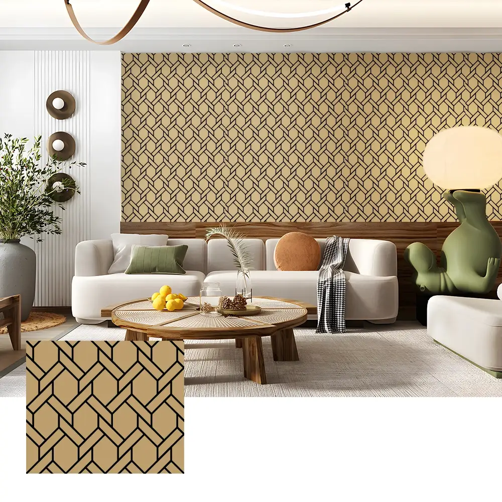 Acoustic Wood Veneer Wall Panels for Home Theater Interiors