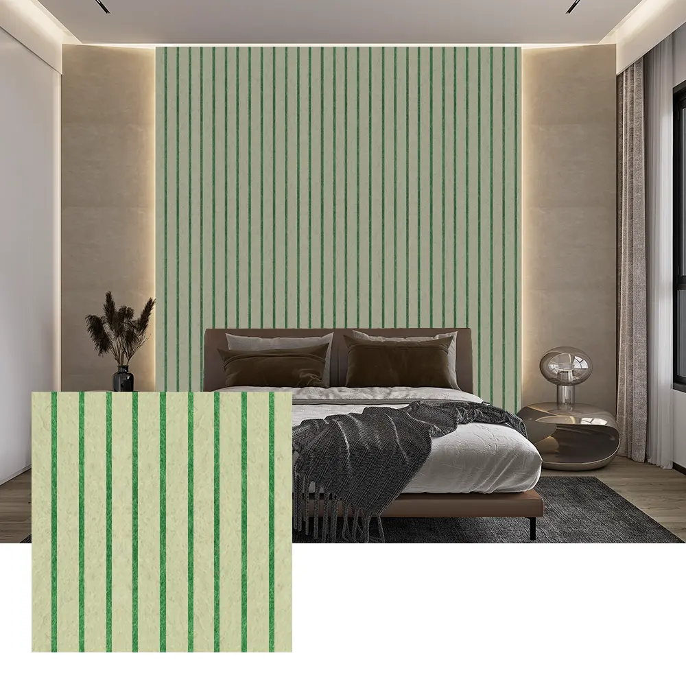 Colored PET Acoustic Panels for Interior Wall Decoration