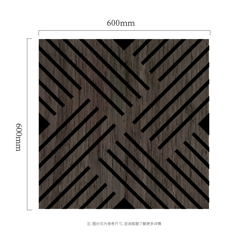Crossline Diagonal MDF-on-PET Acoustic Wall Panel Crossline Diagonal MDF-on-PET Acoustic Wall Panel