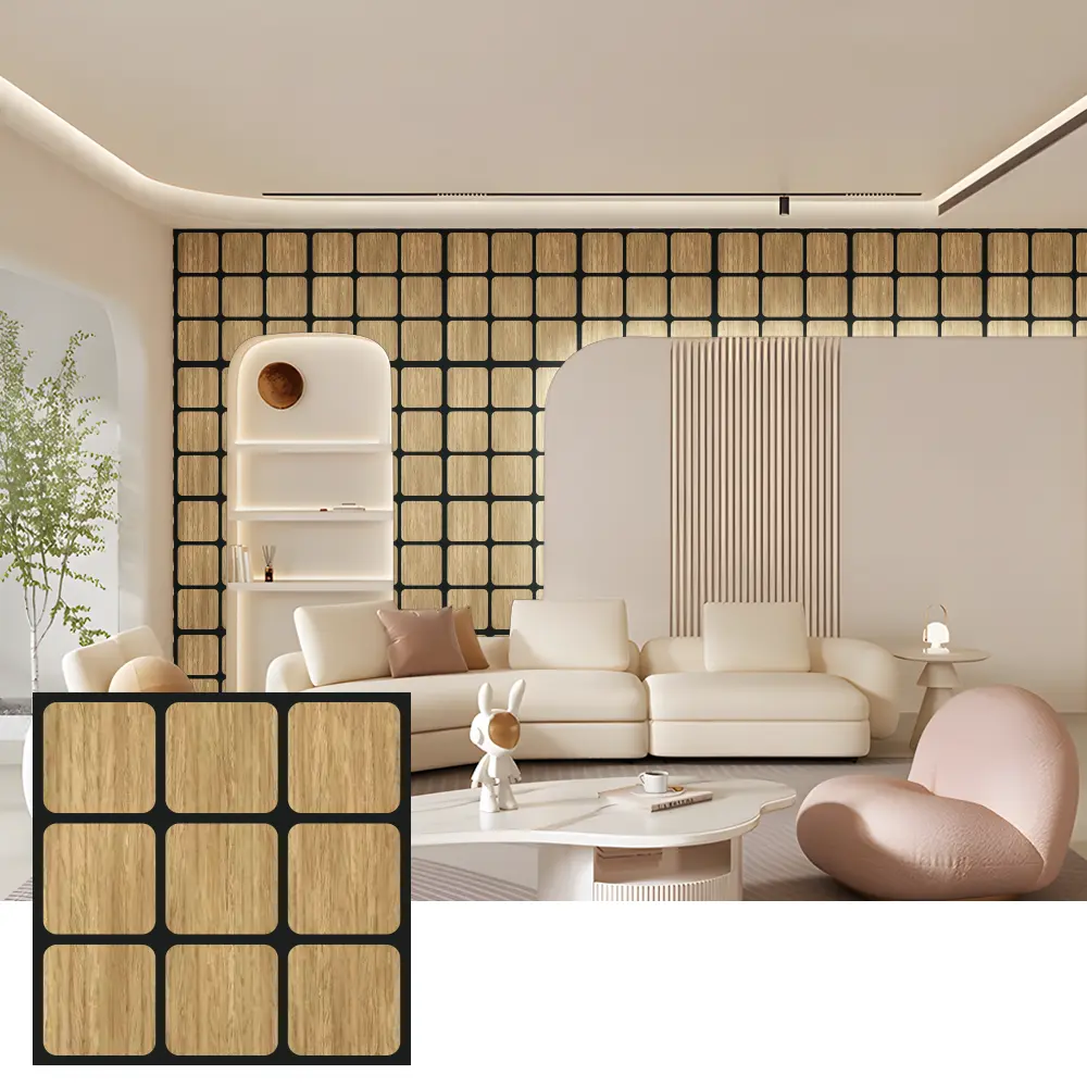 Decorative Wood Acoustic Panels for Interior Walls