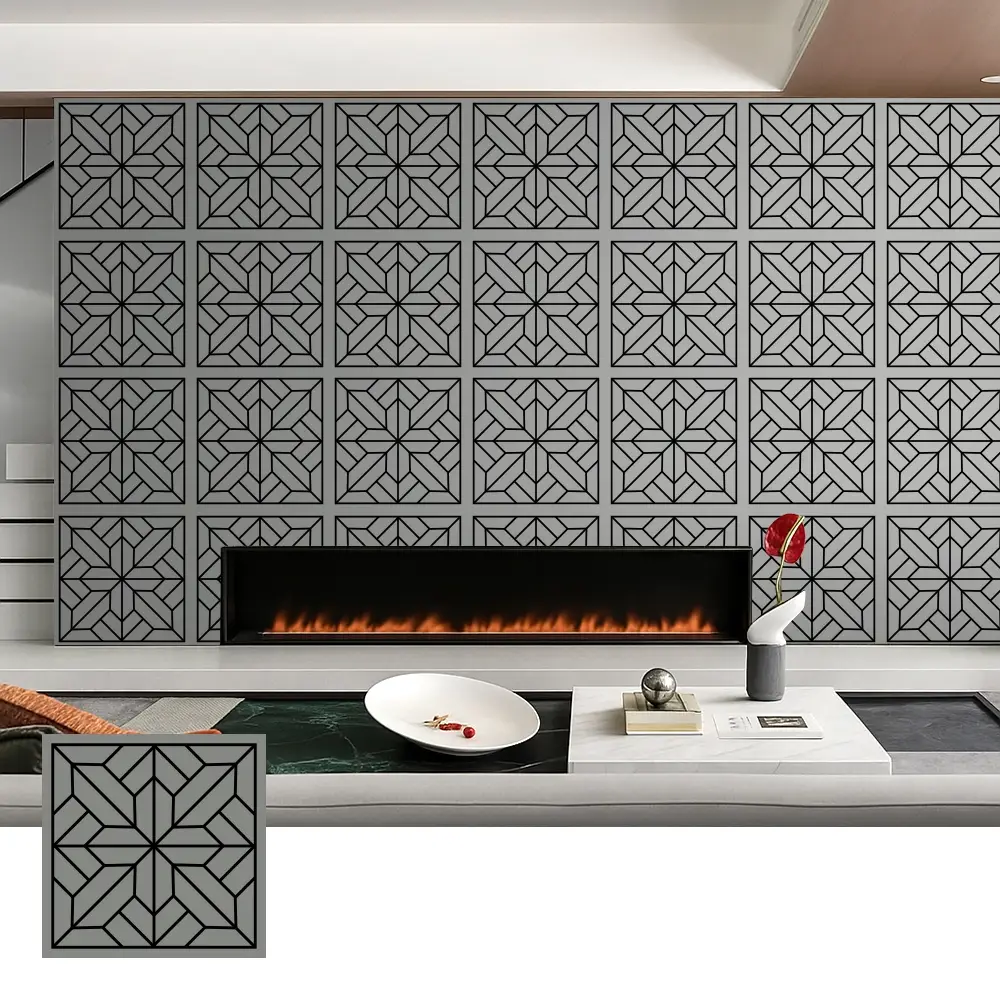 Decorative Wood Veneer Acoustic Panels for Interior Use