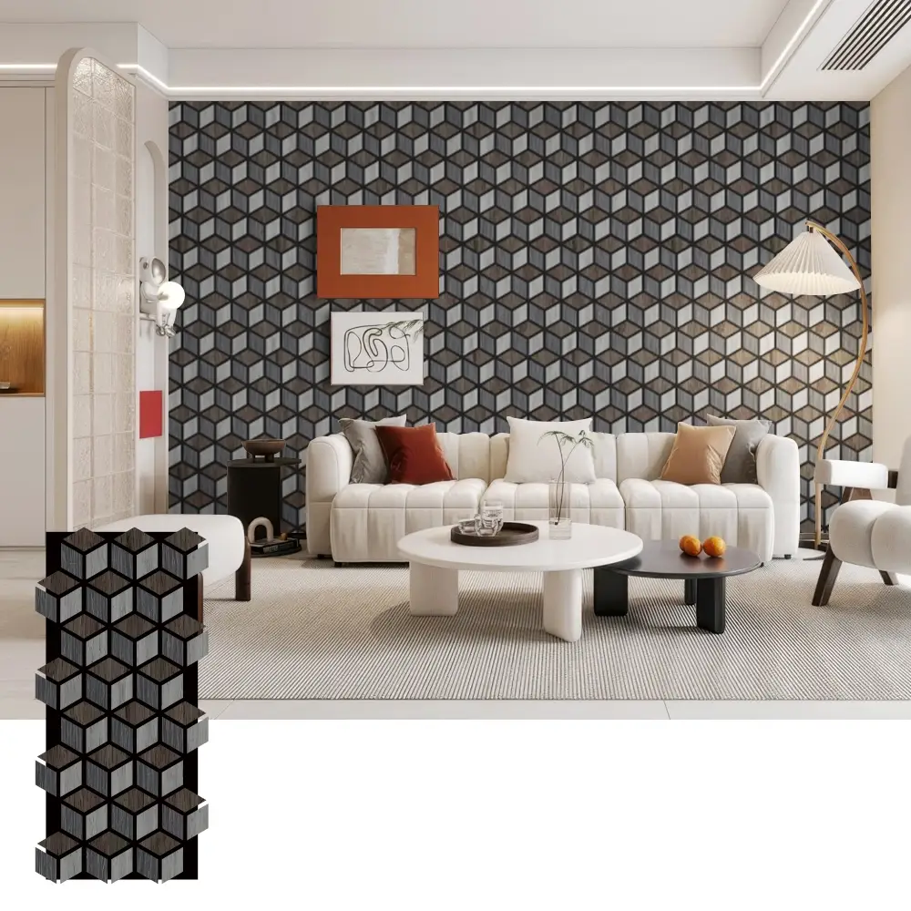 Easy Install Acoustic Wood Wall Panels for Interior Use