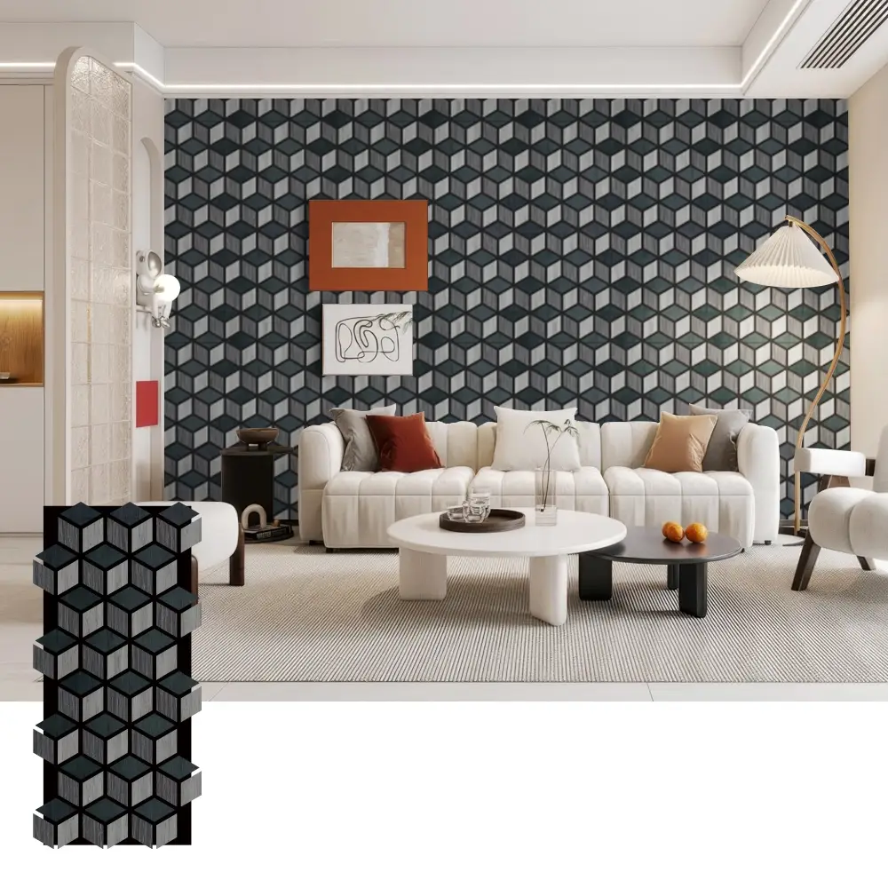 Easy Install Acoustic Wood Wall Panels for Interior Use