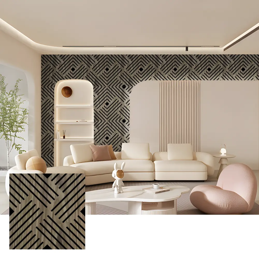 Eco-Friendly Wood Slat Acoustic Panels for Interior Walls Eco-Friendly Wood Slat Acoustic Panels for Interior Walls