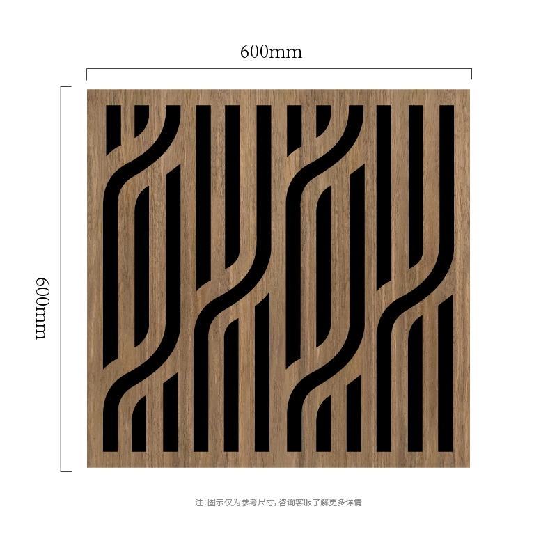 Flow Ribbon Slot MDF-on-PET Acoustic Wall Panel
