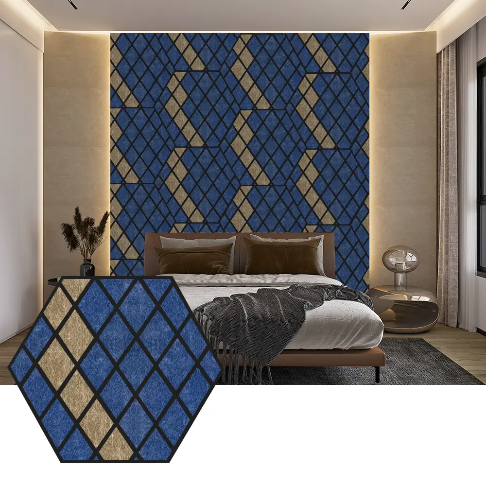 Hexagon PET Acoustic Panels for Modern Wall Design