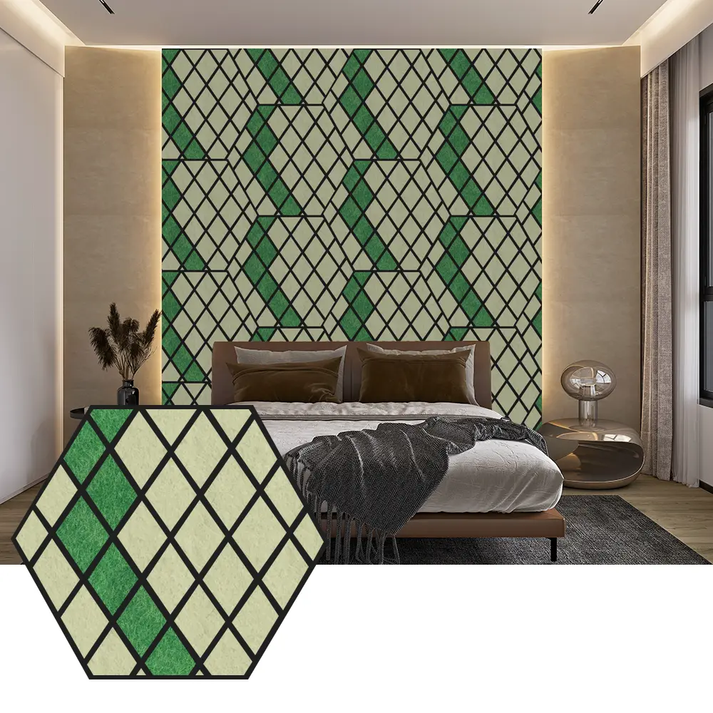 Hexagon PET Acoustic Panels for Modern Wall Design
