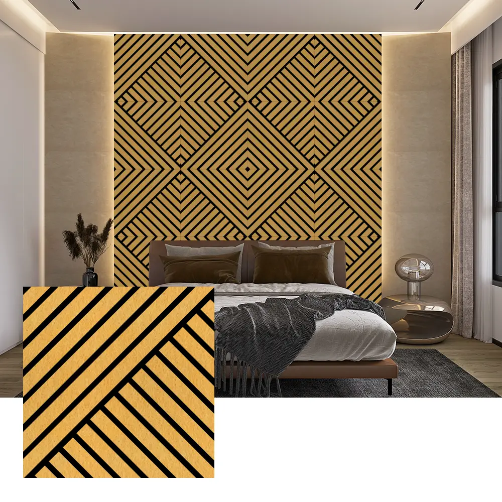 Indoor PET Acoustic Wall Panels for Noise Reduction