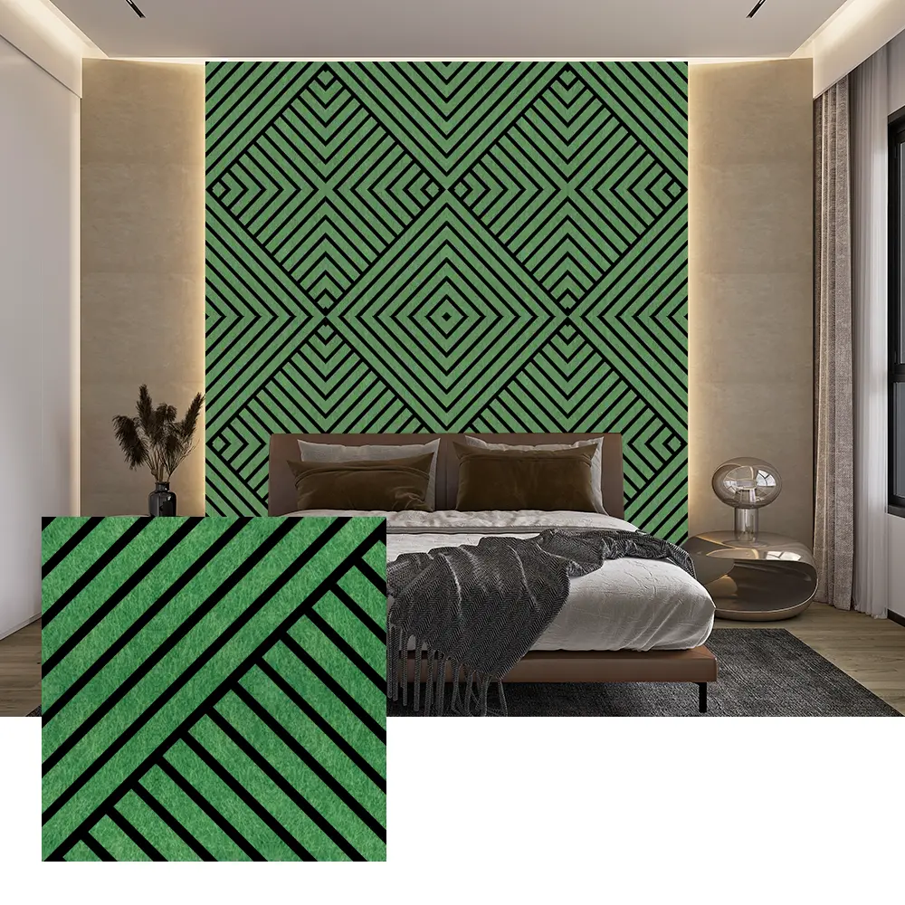 Indoor PET Acoustic Wall Panels for Noise Reduction