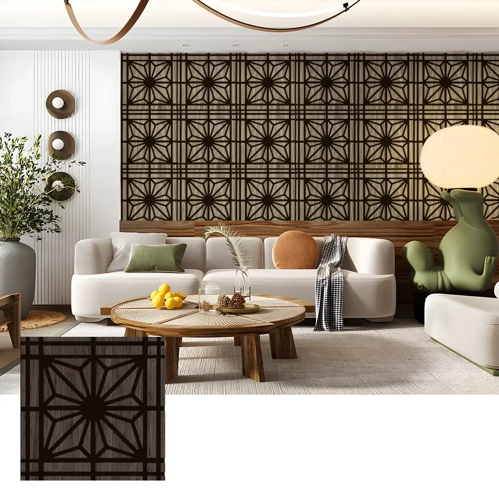Natural Wood Veneer Acoustic Panels for Cinema Walls Natural Wood Veneer Acoustic Panels for Cinema Walls