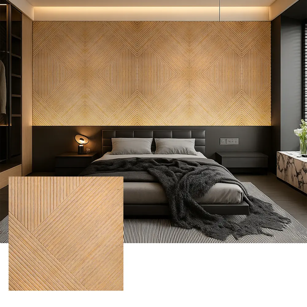 PET Acoustic Wall Panels for Indoor Sound Absorption