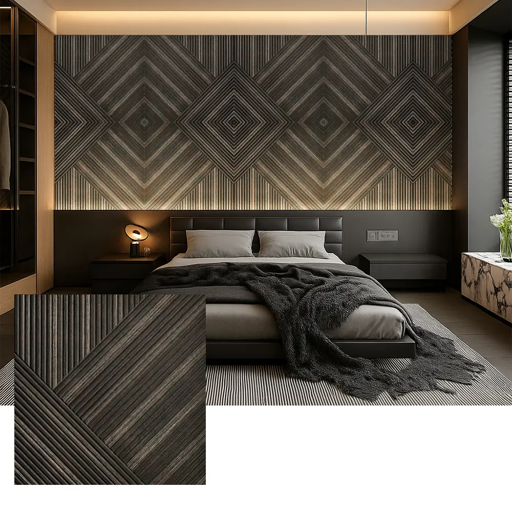 PET Acoustic Wall Panels for Indoor Sound Absorption