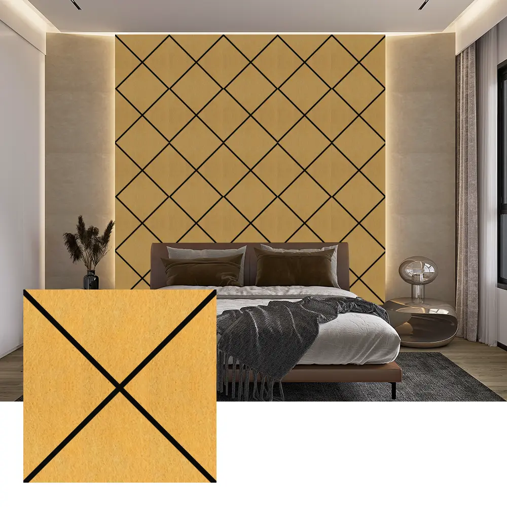 Recycled PET Felt Acoustic Panels for Interior Use