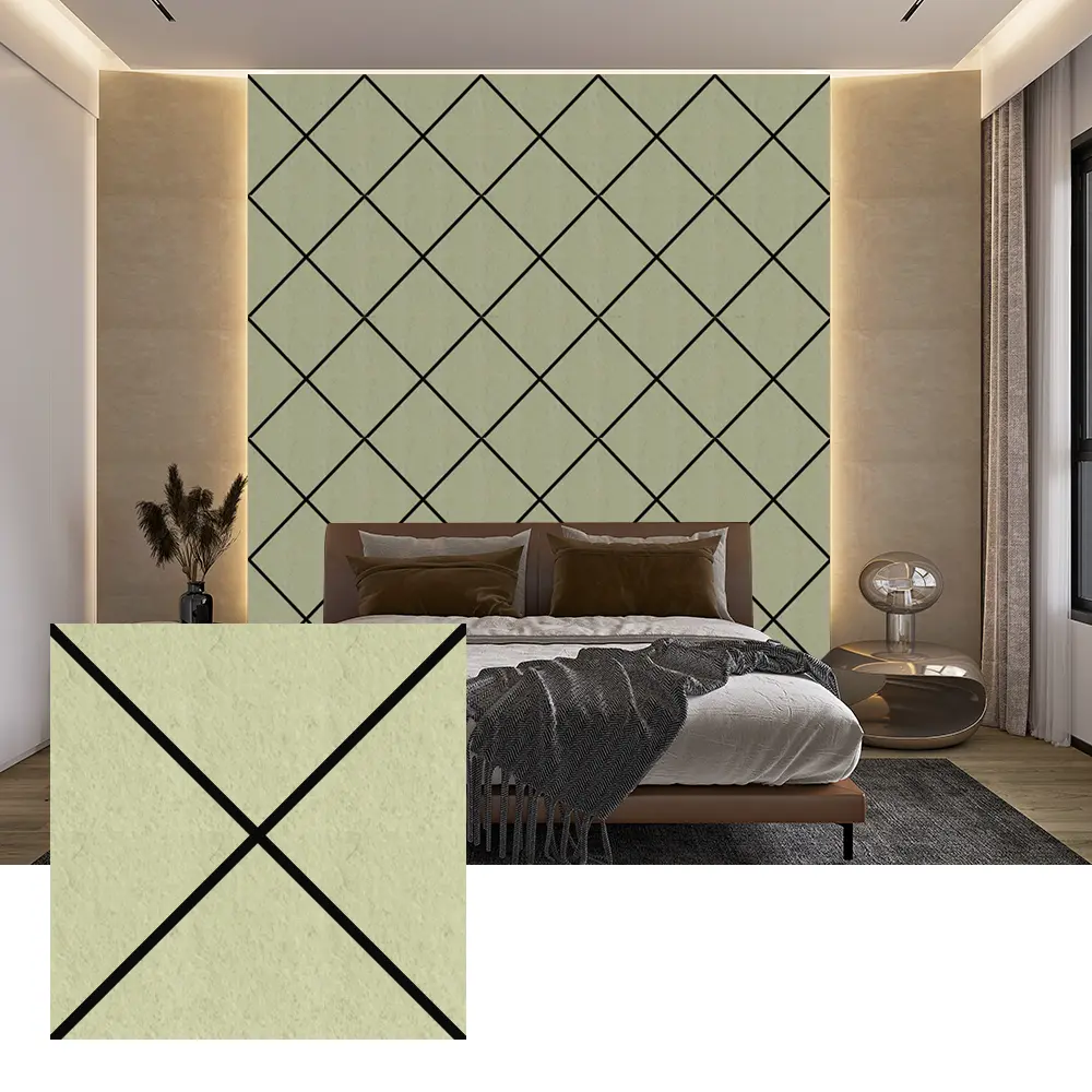 Recycled PET Felt Acoustic Panels for Interior Use