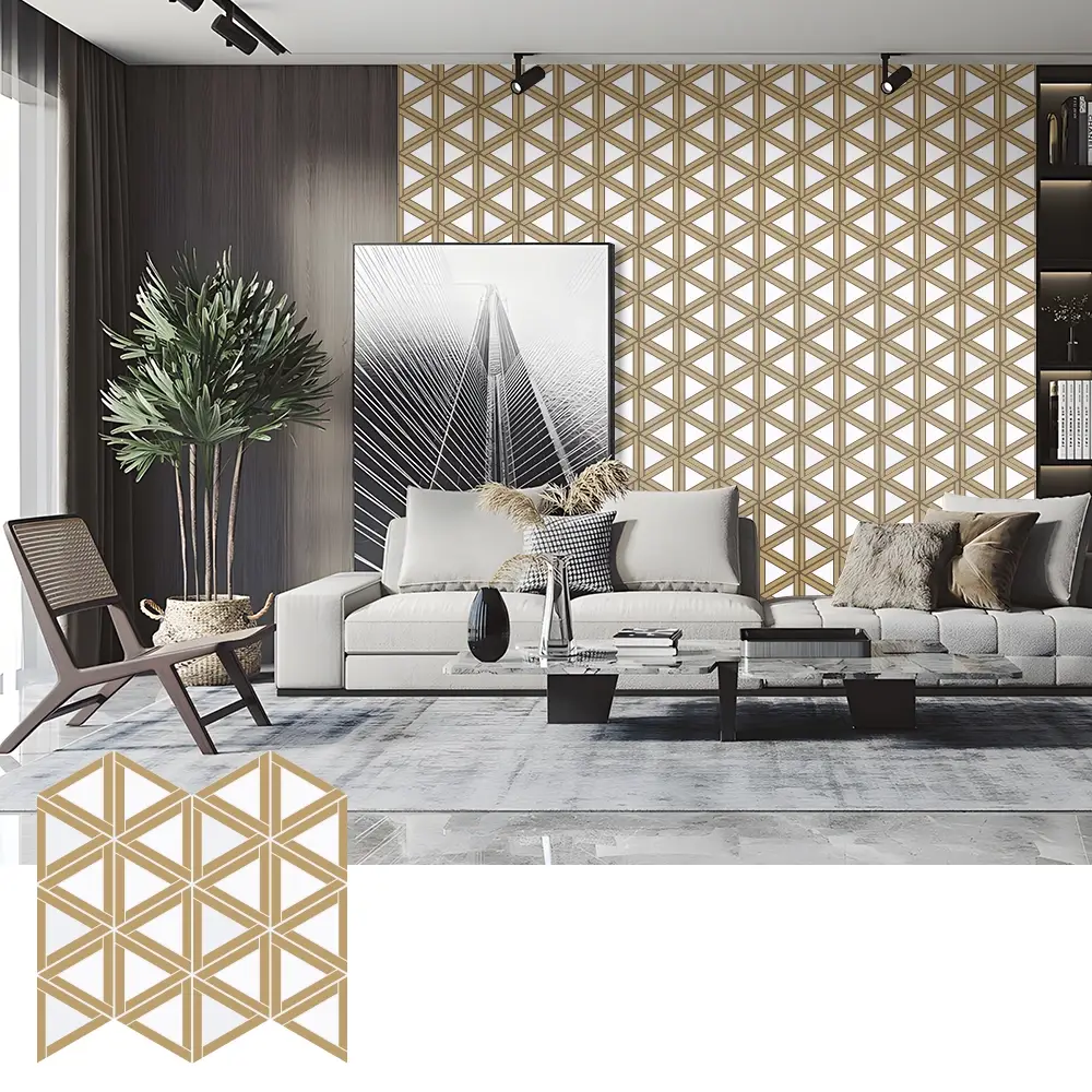 Self-Adhesive PET Acoustic Wall Panels for Interior Use