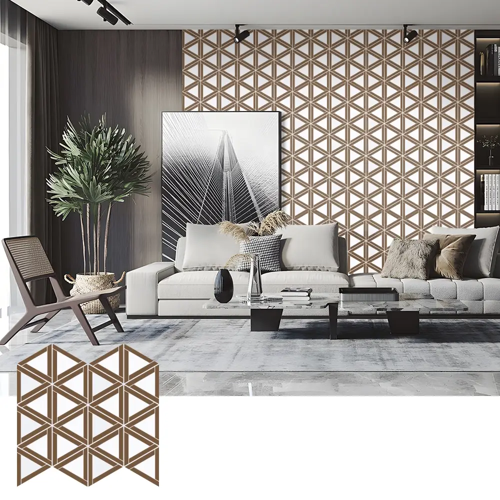 Self-Adhesive PET Acoustic Wall Panels for Interior Use