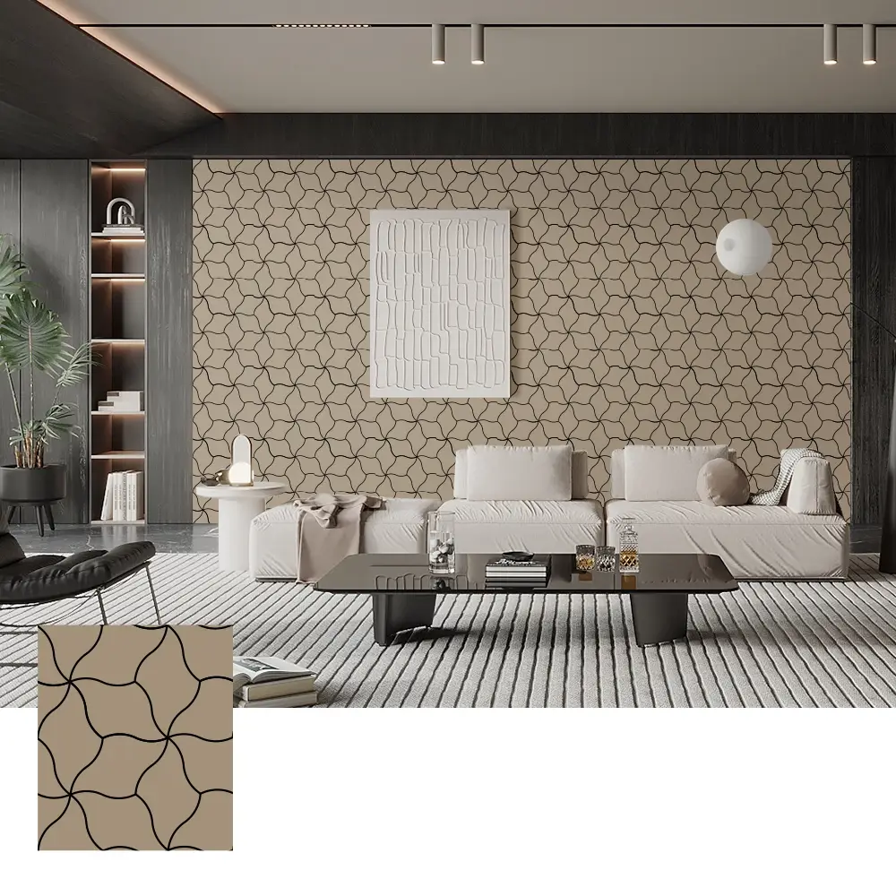 Sound Absorbing Wood Veneer Acoustic Panels for Walls