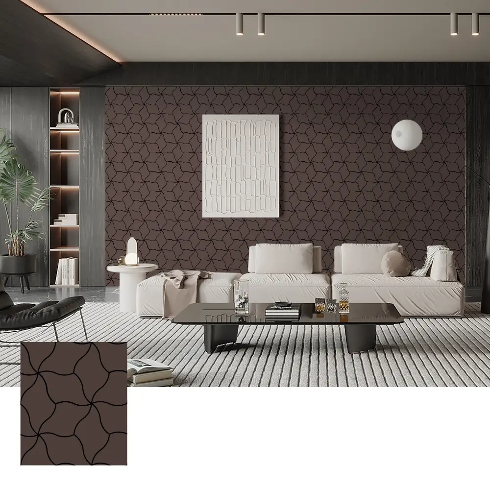 Sound Absorbing Wood Veneer Acoustic Panels for Walls
