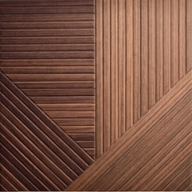 Wonear Boutique Hotel Multi-Tone Linear Wood Acoustic Panel Wonear Boutique Hotel Multi-Tone Linear Wood Acoustic Panel