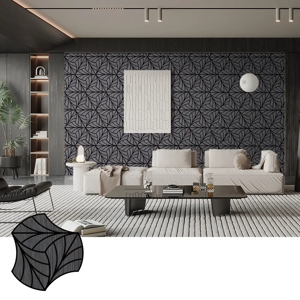 Wood Veneer Acoustic Panels for Music Studio Sound Control Wood Veneer Acoustic Panels for Music Studio Sound Control