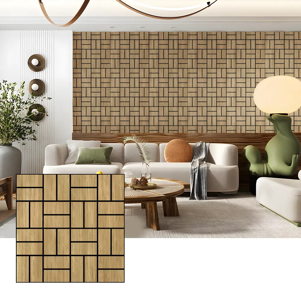 Wood Veneer Acoustic Wall Panels for Sound Absorption Wood Veneer Acoustic Wall Panels for Sound Absorption