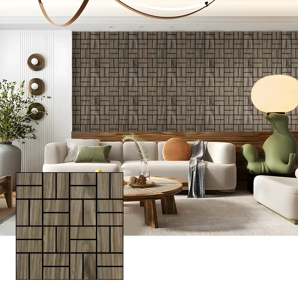 Wood Veneer Acoustic Wall Panels for Sound Absorption