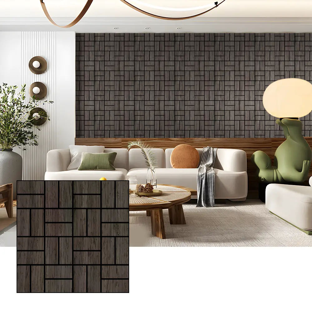 Wood Veneer Acoustic Wall Panels for Sound Absorption