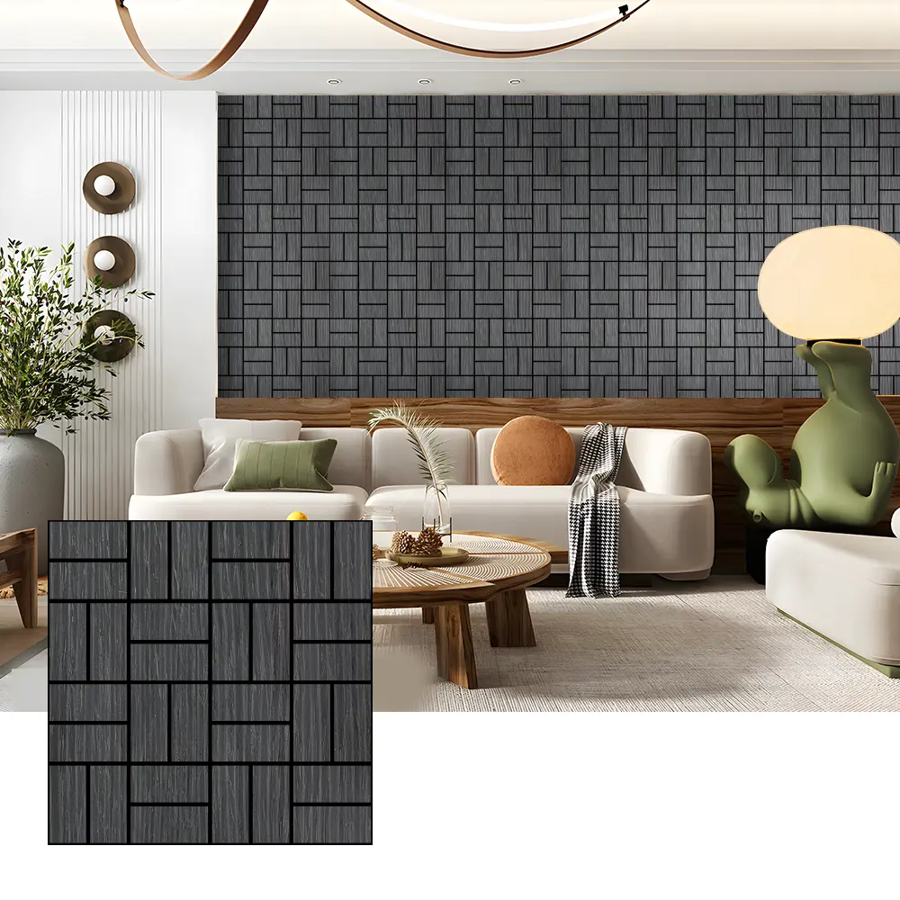 Wood Veneer Acoustic Wall Panels for Sound Absorption