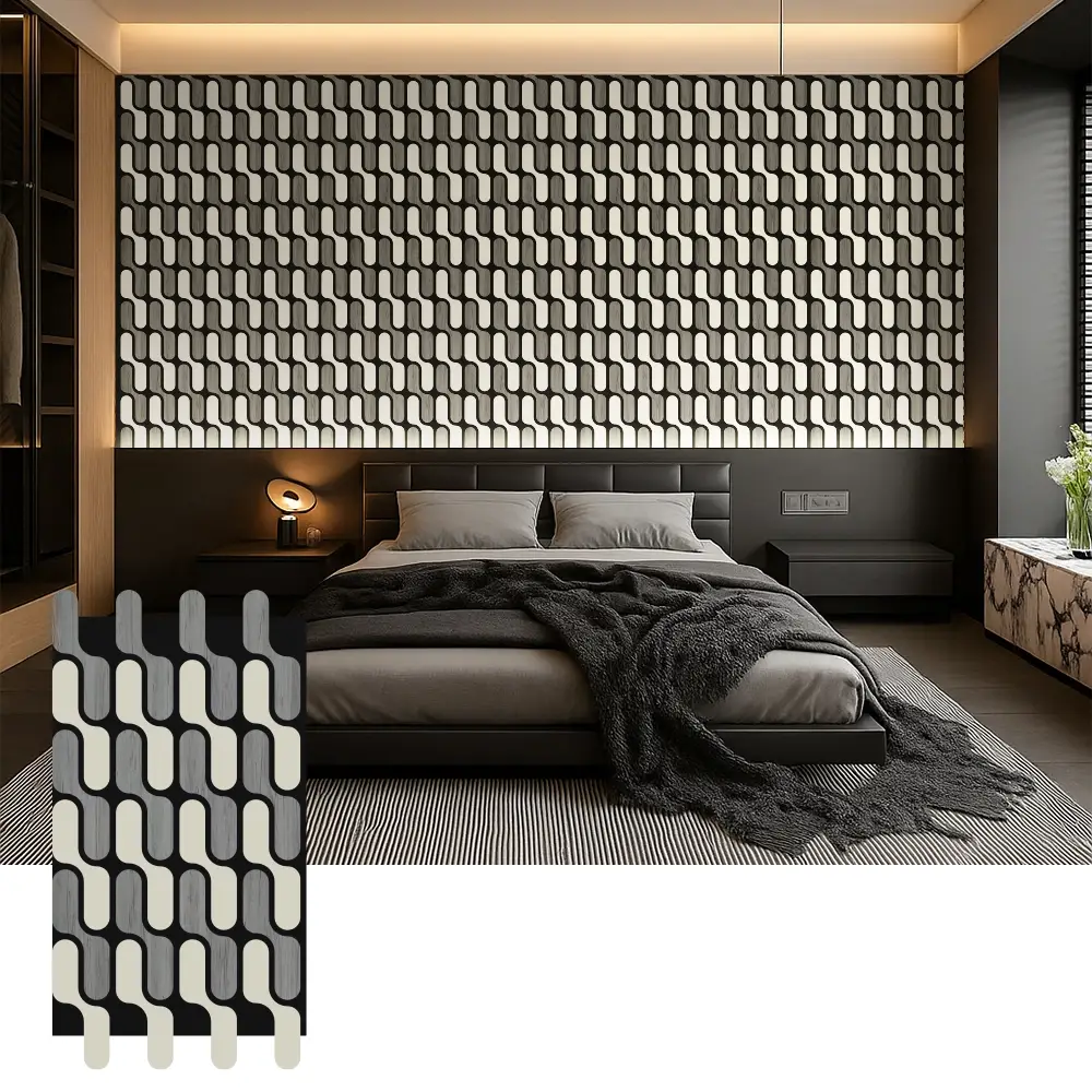 Wooden Acoustic Panels for Bedroom Sound Control