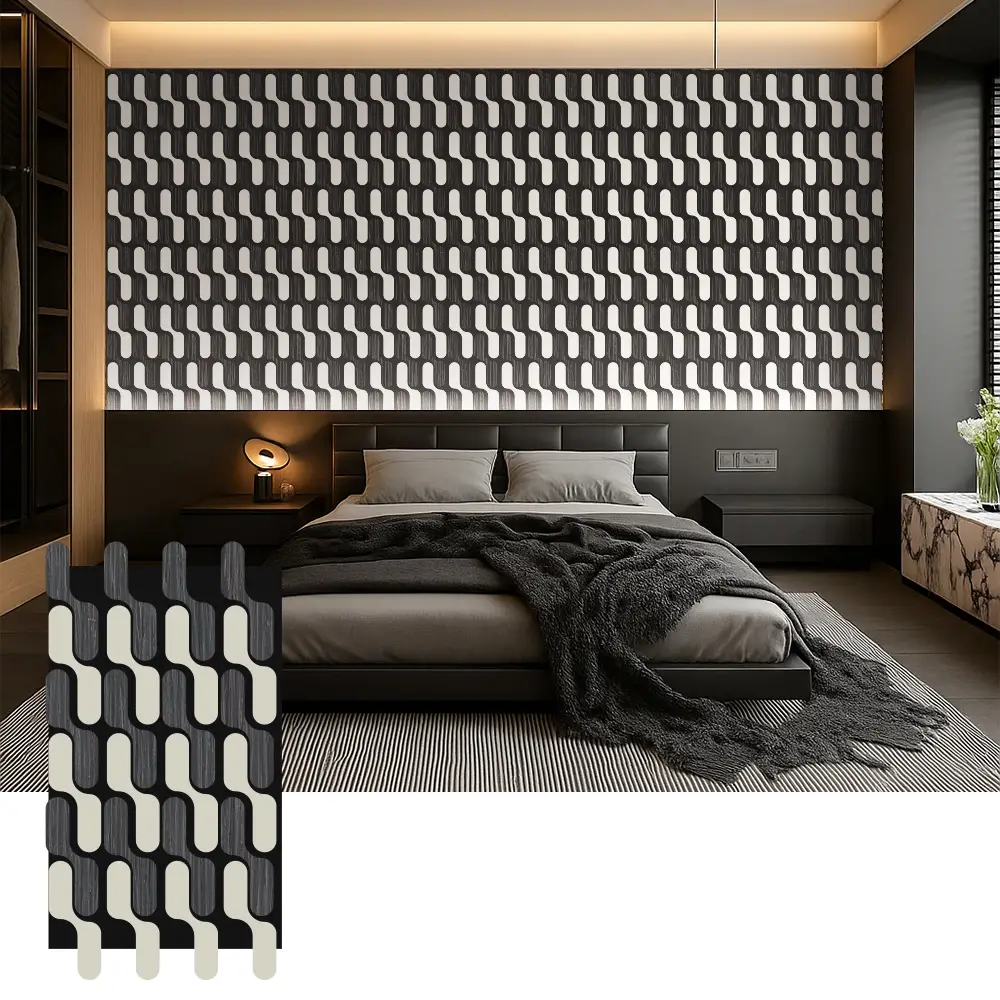 Wooden Acoustic Panels for Bedroom Sound Control