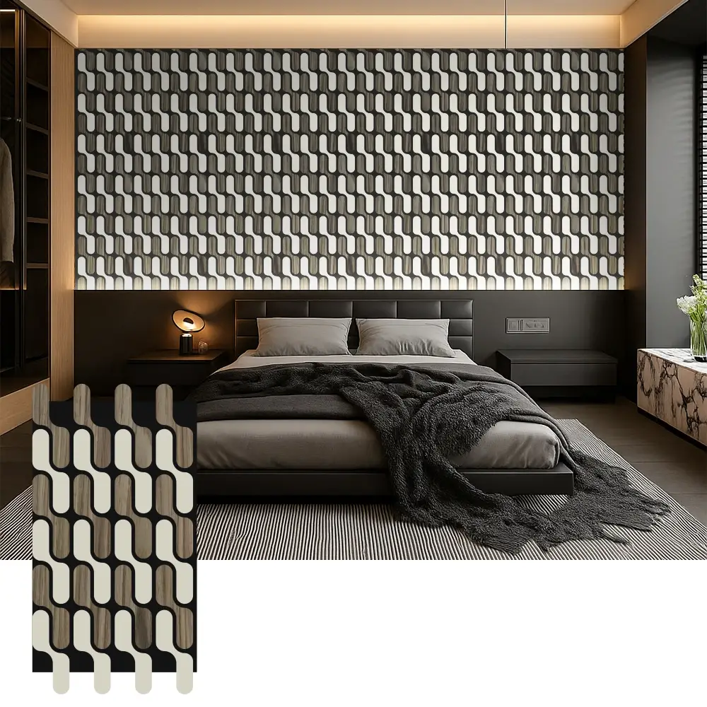 Wooden Acoustic Panels for Bedroom Sound Control