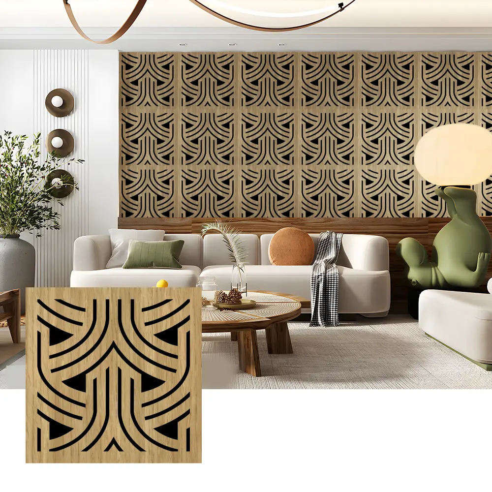 Wooden Acoustic Slat Panels for Wall Applications Wooden Acoustic Slat Panels for Wall Applications