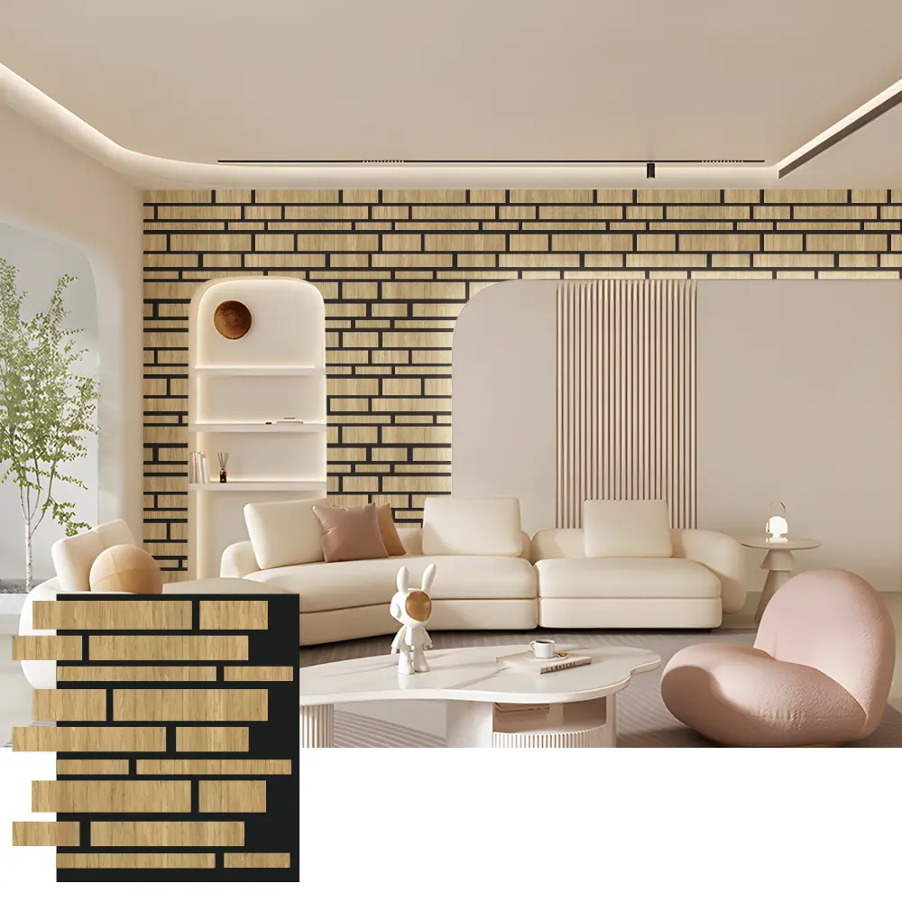 Wooden Acoustic Wall Panels for Interior Noise Reduction